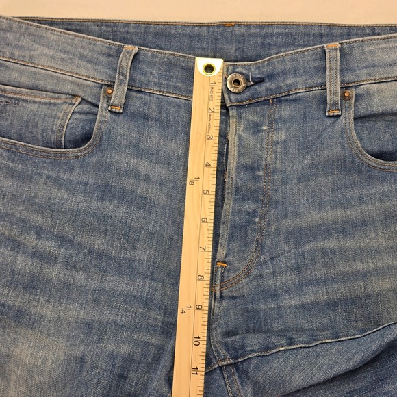 G Star Raw 3301 Slim Fit Men's Jeans Medium Wash Button Fly Size 34x30 - Picture 6 of 16